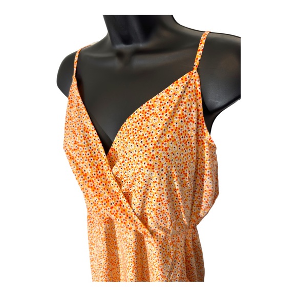 Vero Moda Floral Wrap Dress Size M - Picture 7 of 10
